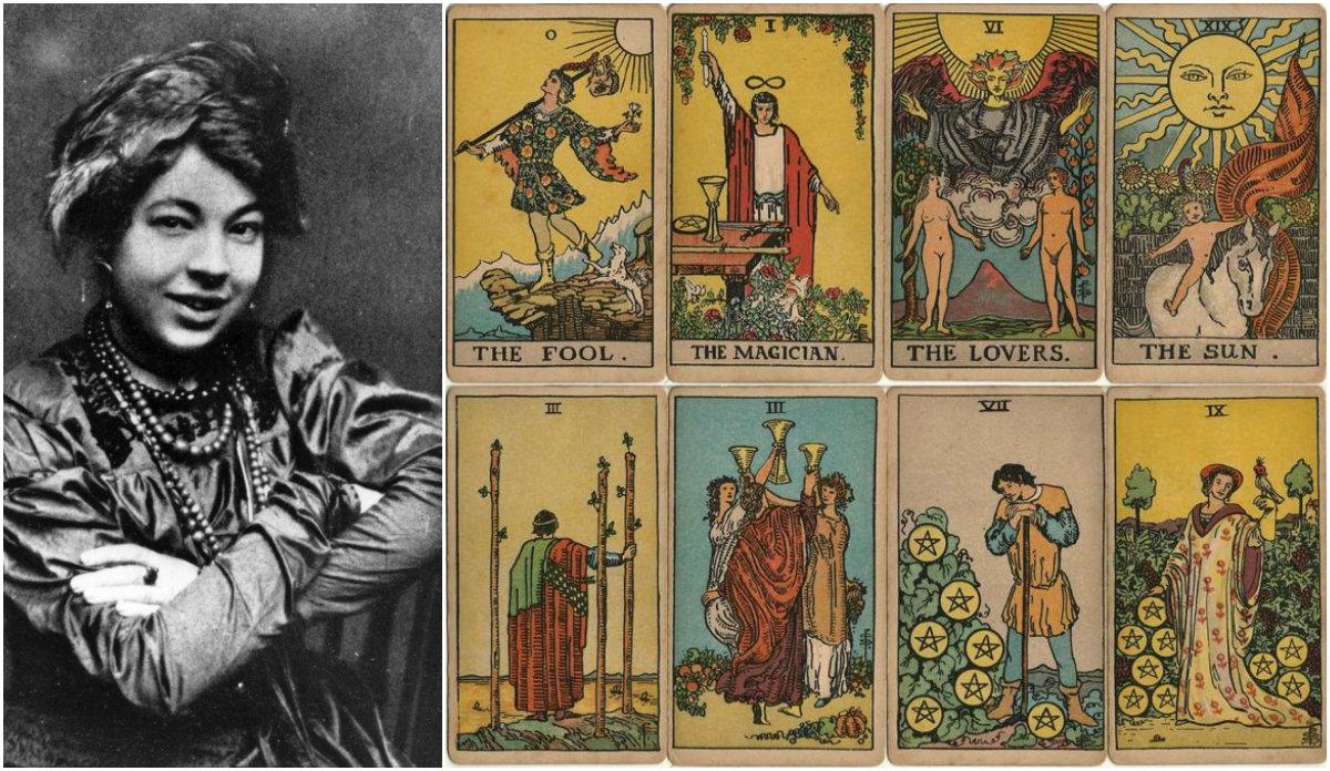 Ejemplo de Arcanos Mayores del Tarot Rider-Waite-Smith