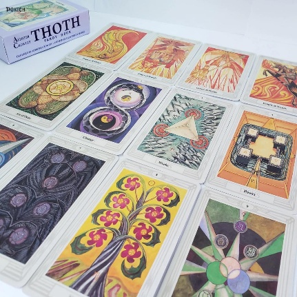 Diferentes sistemas de tarot: Marsella, Rider-Waite, Thoth